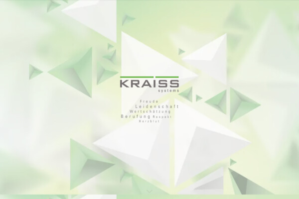 Сайт архитектурной компании Kraiss Systems GmbH